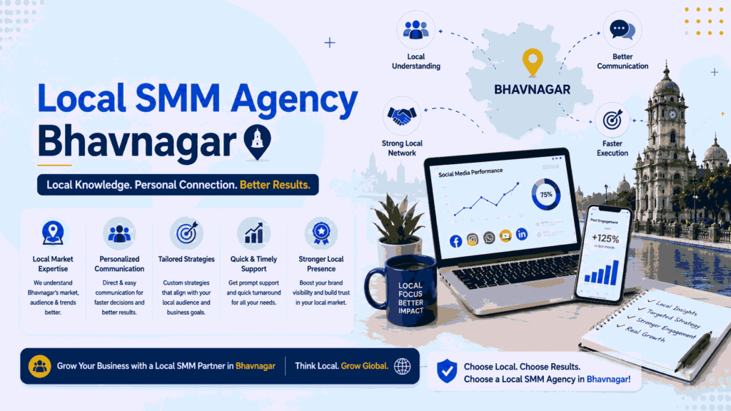 “Local SMM agency in Bhavnagar offering social media marketing services”